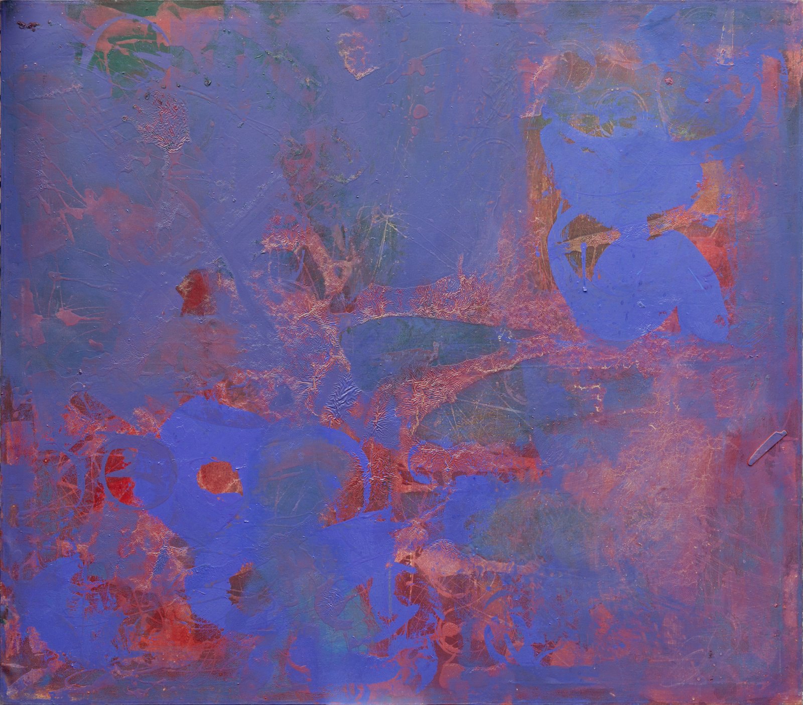 Abstract Violet, oil on canvas 140x160cm. 2011 (private collection) Belgium